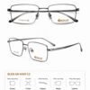 Gọng kính BLEN AN Titanium nửa viền 6002